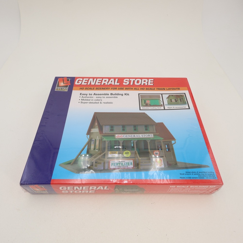 Life-Like Trains HO Scale General Store Building Kit 433-1351 New Sealed